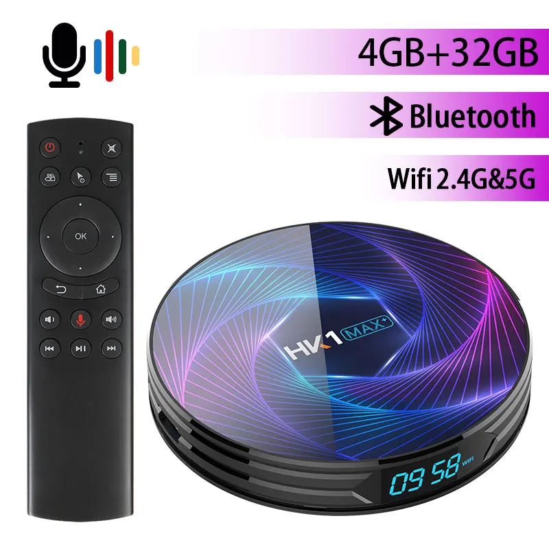 32G and airmouse Transpeed Max Plus Android 9,0 Восьмиядерный ТВ приставка RK3368 PRO 64 Гб 128 ГБ 4K Google Play Youtube Netflix высокопроизводительный процессор ТВ приставка - Цвет: 32G and airmouse