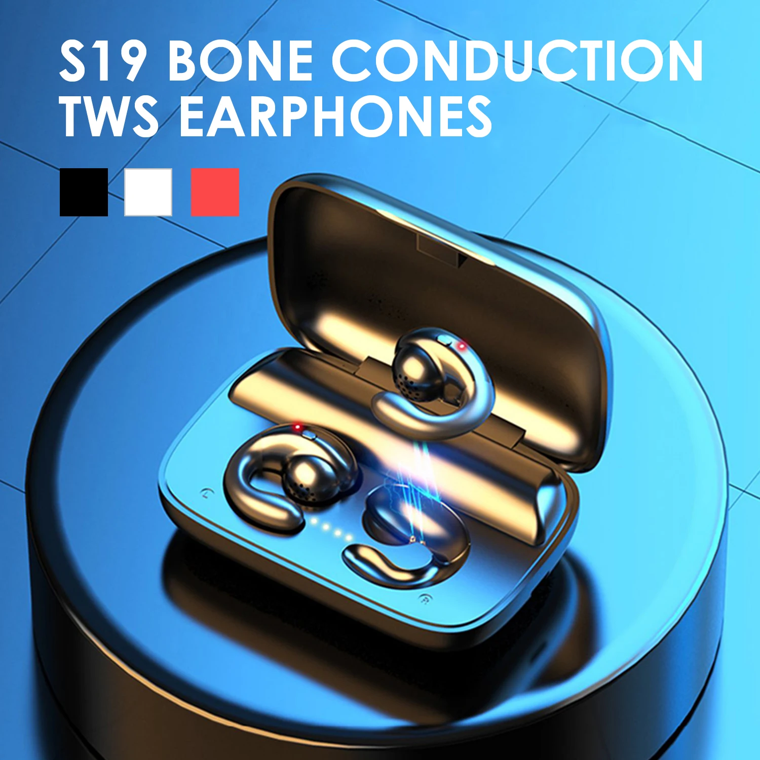 Беспроводные TWS наушники BBGear спортивные с Bluetooth 5 0 S19 костная проводимость