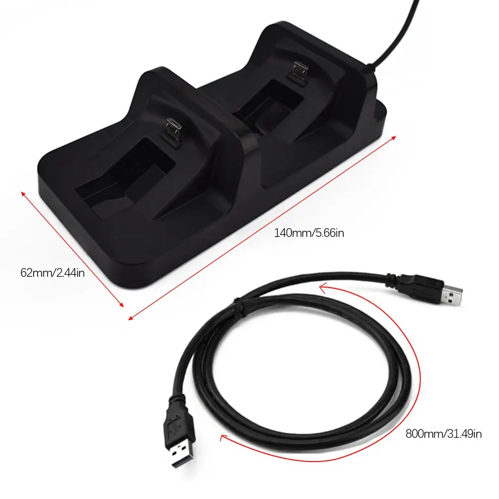 Контроллер Зарядное устройство Док-станция светодиодный двойной USB PS4 Подставка для зарядки Колыбель для sony Playstation 4 PS4/PS4 Pro/PS4 тонкий контроллер