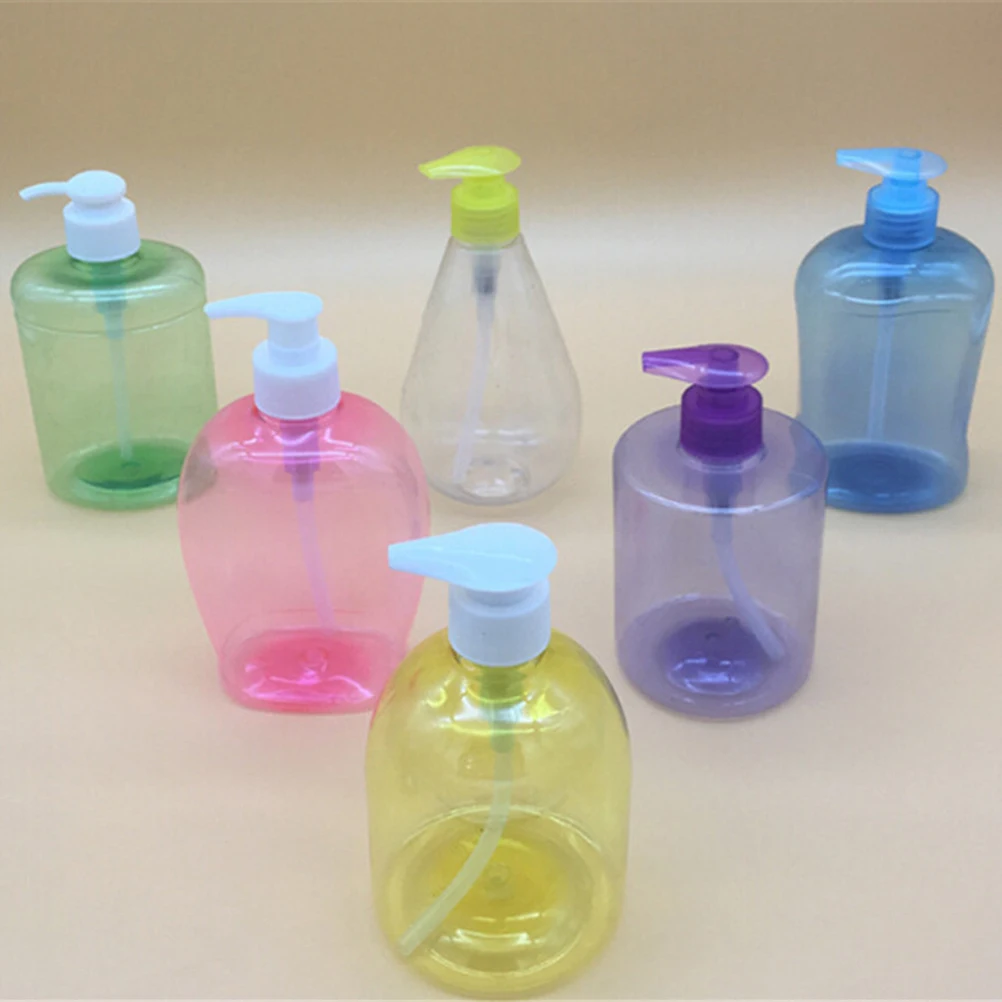 500ML Plastic Bathroom Empty Bottles Liquid Soap Foam Dispenser Hand Pump Shampoo Lotion Containers Cleanser High Quality