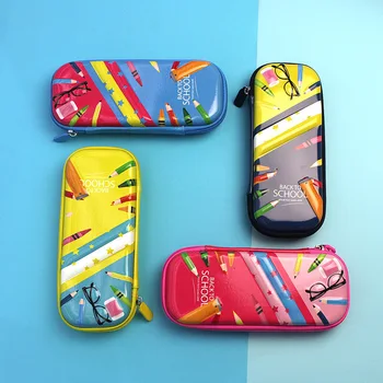 

EVA student learning pencil case large capacity waterproof fresh simple stationery