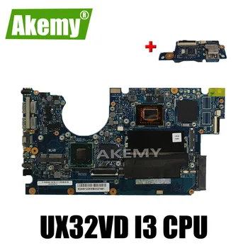 

send board+UX32A Motherboard REV2.2 2GB Ram I3 CPU For Asus UX32VD UX32A Laptop motherboard UX32A Mainboard UX32A Motherboard