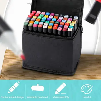 

Various Watercolor Paintings Marking Coloring Calligraphy and Painting Creation by Artists Beginners Permanent Stable Marker Pen