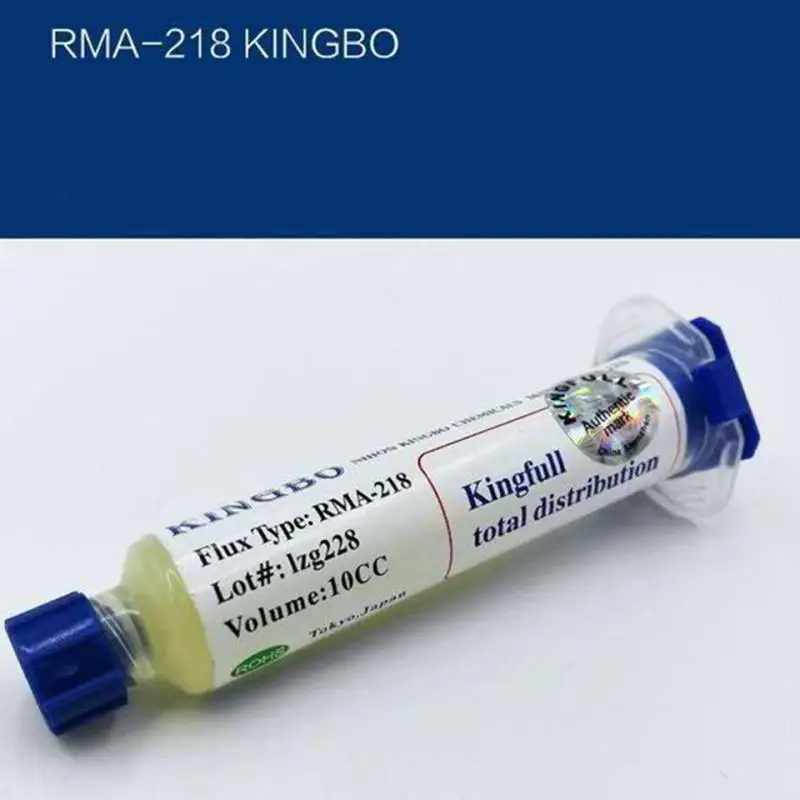 The Newest KINGBO RMA-218 10CC Flux Paste/BGA Flux Paste For BGA Solder Station Soldering Paste For Mobile Repair Tools