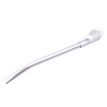 

New Stainless Steel Drinking Straw Filter Handmade Herb Mate Tea Light bulb Gourd Washable Practical Tea Tools Bar Accessories