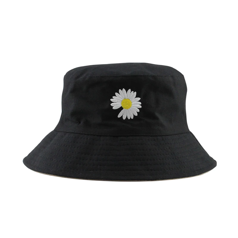 new cotton baseball cap chrysanthemum pattern caps men women Rose embroidery cap outdoor adjustable sports hat EXO GD pmo cap - Цвет: Fisherman-black-1