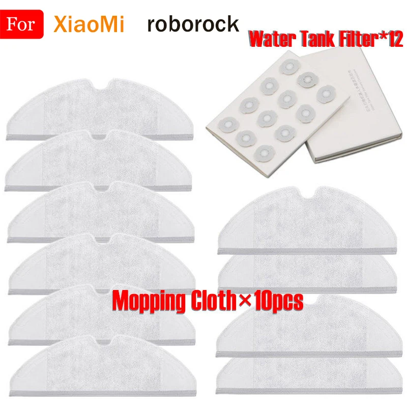 Wasser Tank + Mopp Tücher für Xiaomi Roborock S50 S51 S55 T60 T61 VakuumW8I6 1X