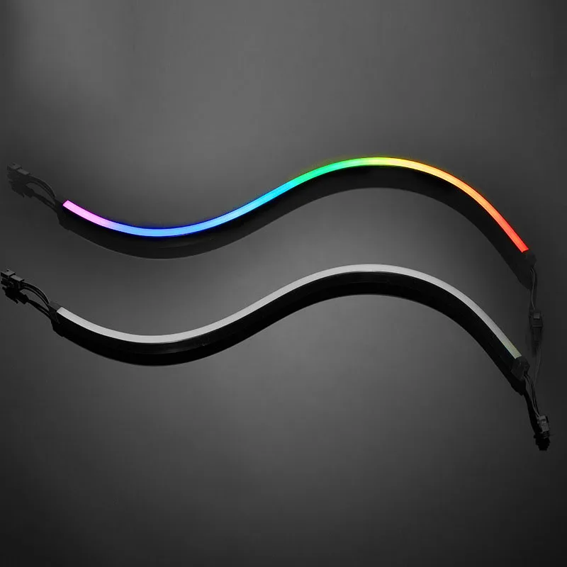Combo Light Strip ARGB Neon Computer Case Decoration Led Strip 5V 3PIN Light Header AURA 400mm x 2Pcs Combo Light Strip ARGB Neon Computer Case Decoration Led Strip 5V 3PIN Light Header AURA 400mm x 2Pcs