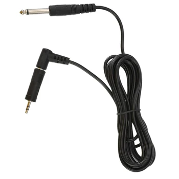 

Hight Quality 3M/ 10 Feet Instrument Guitar Audio Cable 1/4-Inch 6.35mm Straight to Right Angle Box Audio Speaker Cable