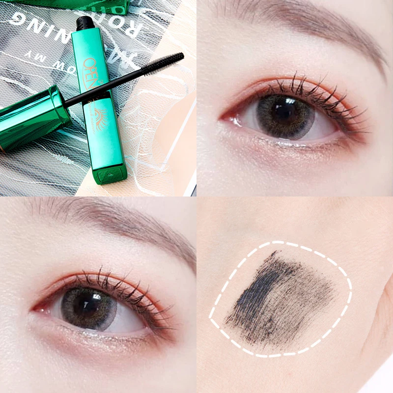 Garmon peacock green быстросохнущая тушь для ресниц водоСТОЙКАЯ не-тусклый краситель длинноволокнистая силиконовая тушь для ресниц 4 D