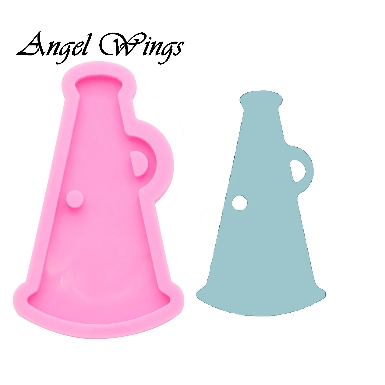 Блестящая силиконовая форма cheer с рулем для брелока Женская Ручная работа