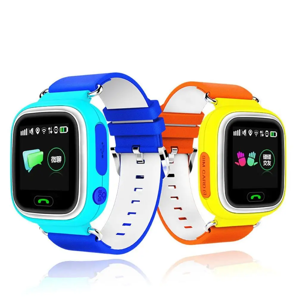 

Q90 1.22inch New Arrival GPS Fashion Children Watch Color Touch Screen WIFI SOS Smart Watch