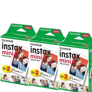 Белая пленка для Fuji Instax Мини-пленка 10 20 40 60 80 100 листов для Fuji Instax минисумка для Камера мини 9 фотоаппаратов моментальной печати 7s 8 90 25 55 Share SP-1 SP-2 - Цвет: 60 sheets