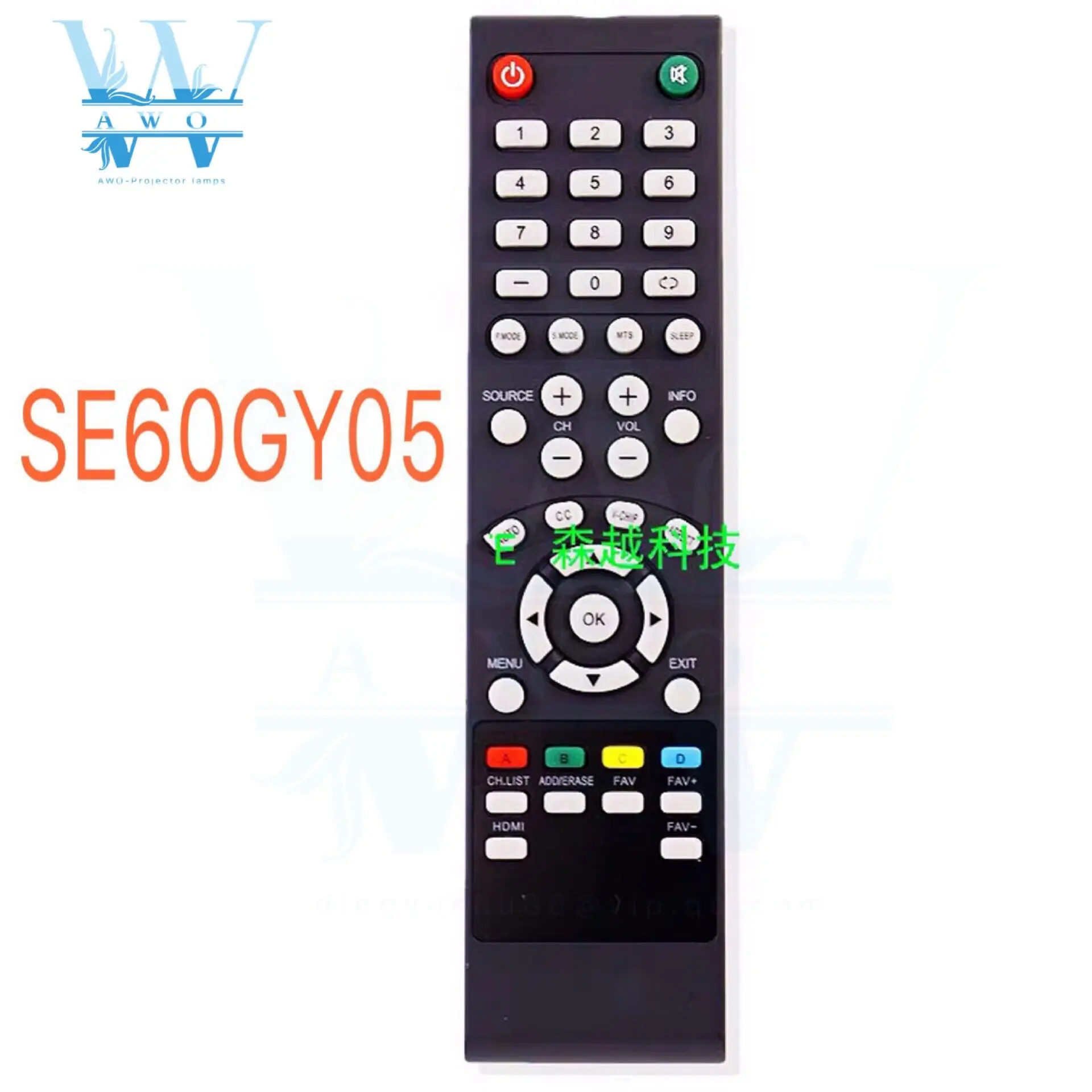 

NEW SE60GY0519-60 inch LCD TV remote control SE401GS SC601TS SE55GY04 SE55GY07 SE50FY10 SE50UY04 SE50FY04 SE46FY10 SE46FT03