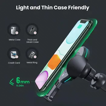 ユニバーサル急速充電電話充電器ホルダーgps iphoneサムスンxiaomi huawei社ダッシュボードでスタンドサポート