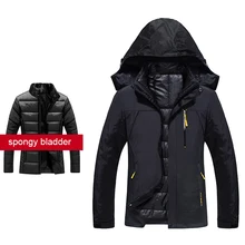 Лыжная куртка мужская водонепроницаемая зимняя куртка термо пальто для улицы Горные лыжи сноуборд куртка размера плюс зимняя мужская куртка