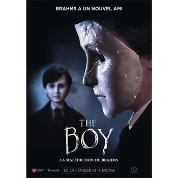 

L0098 Brahms The Boy II Movie Silk Fabric Poster Art Decor Indoor Painting Gift