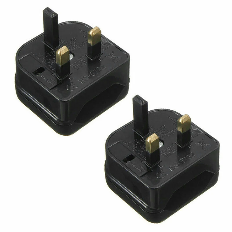 AC Мощность Адаптер Евро ЕС 2 Pin к UK 3Pin переходник Мощность гнездо дорожный преобразователь