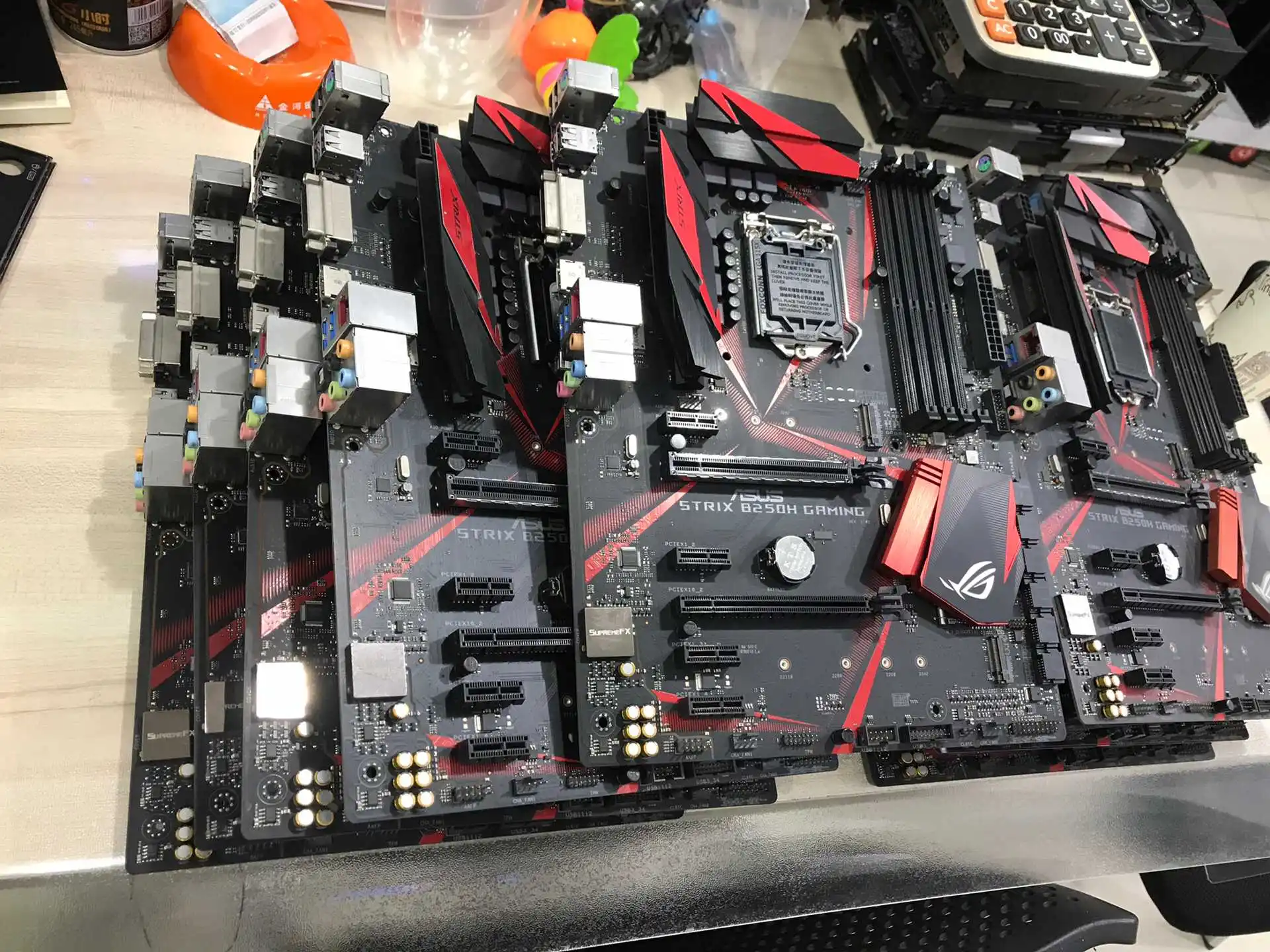 Игровая Материнская плата ASUS STRIX B250H 1151 B250 б/у без коробок и