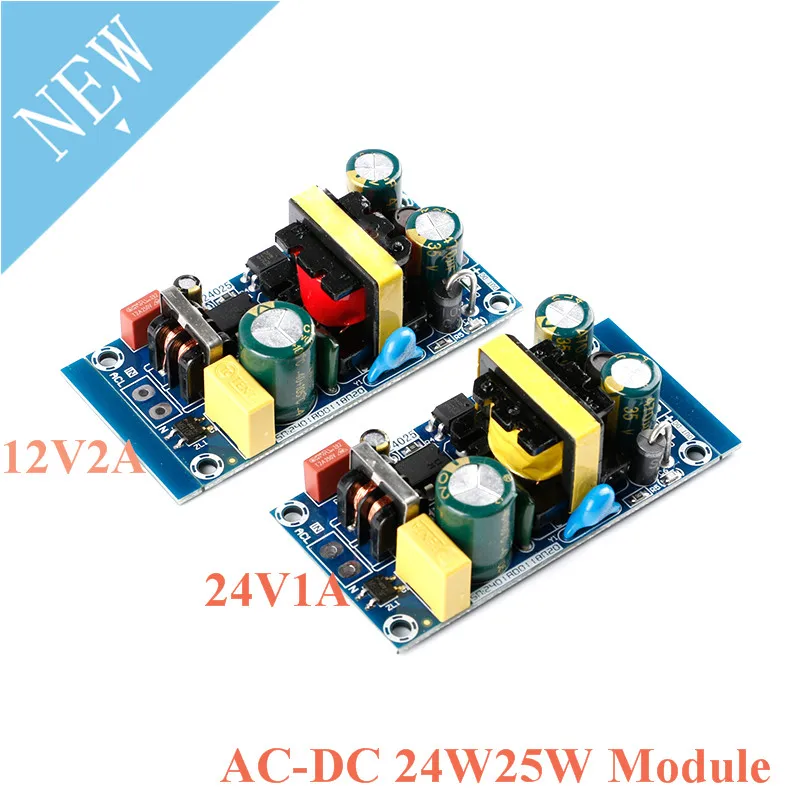 AC-DC изолированный коммутации Питание модуль 12V 2A 24V 1A плата питания голый