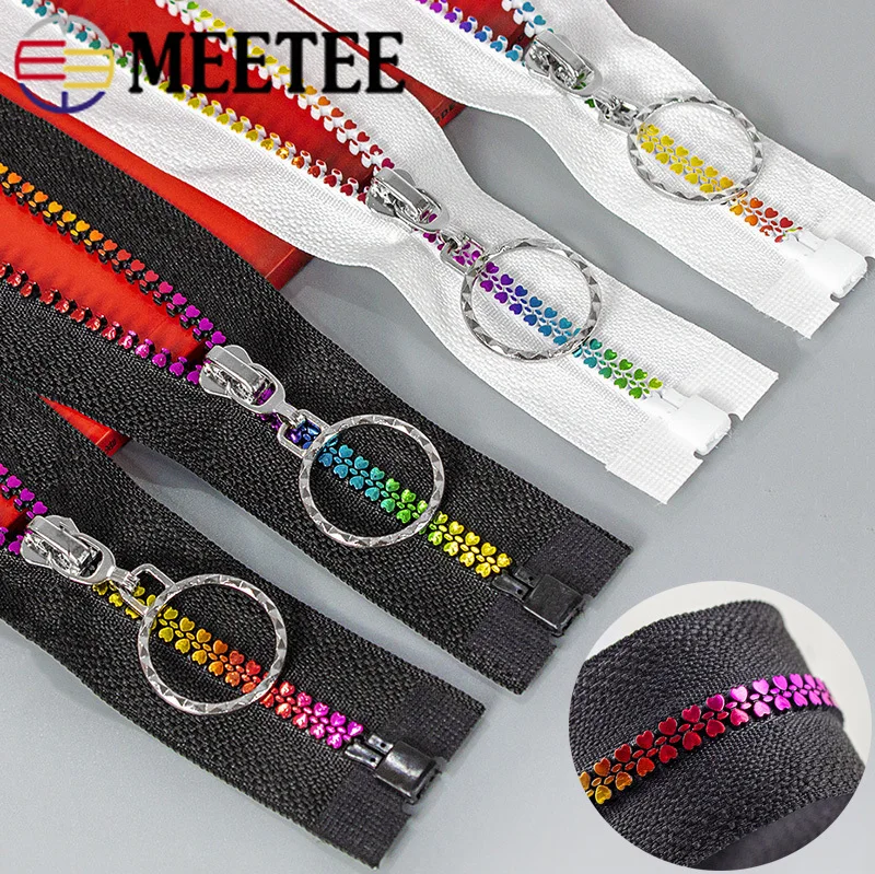 Meetee 2 шт. закрытые 15/20/30 см открытые 40/50/60 5 # молния из смолы | Дом и сад