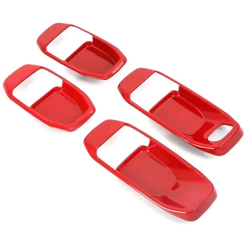 

Car Interior Door Handle, Bowl Cover Decorative Strip, Back Handle Interior Accessories for Jeep Wrangler JL 2018-2020