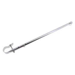 Mât de drapeau de yacht en acier inoxydable, 39cm 
