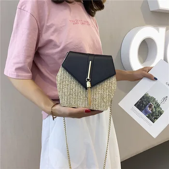 

women shoulder bag PU Tassel Flap ladylike Fashion Korean chain handbags purse ladies hand bags luxury bag