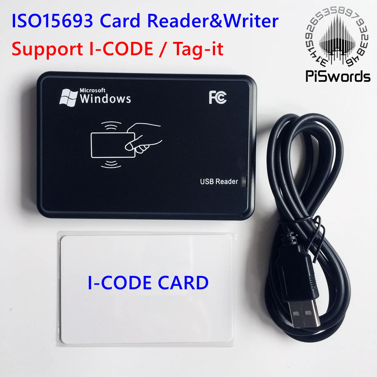Считыватель карт ISO15693 13 56 МГц RFID NFC ICODE программатор с SDK для I code 15693