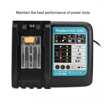 

14.4V-18V 3A Li-Ion Fast Battery Charger For Makita Power Tool US Plug