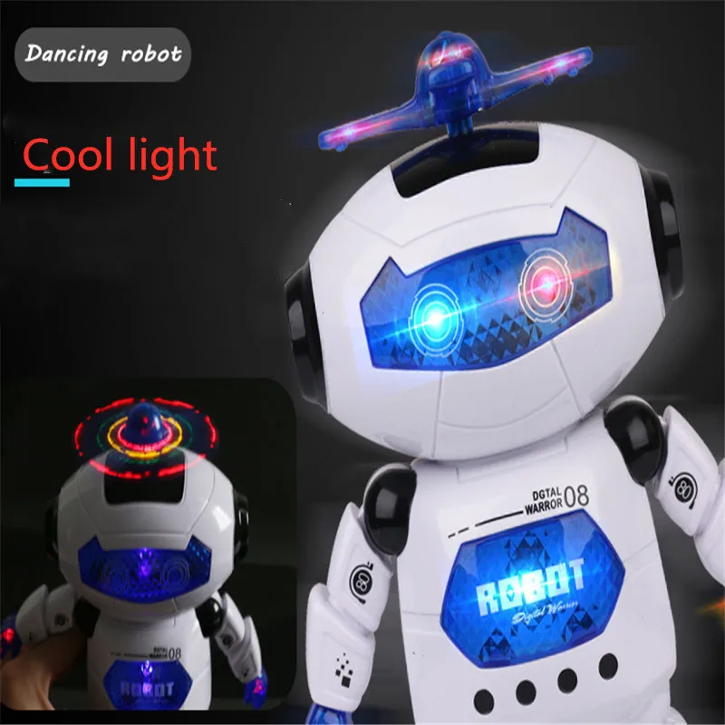 New 360 Space Rotating Dance Astronaut Robot RC Music LED Light Electronic Walking Funny Toys for Kids Children Birthday Gift