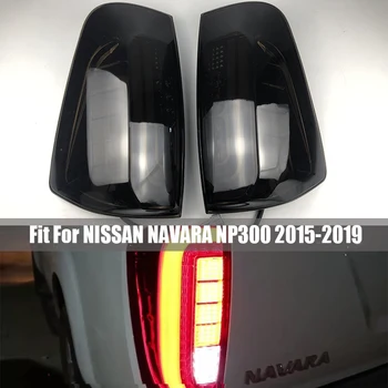 

FIT FOR NISSAN NAVARA NP300 2015-2018 REAR LED TAIL LIGHTS SMOKE BACK LAMPS