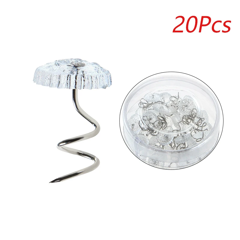 Bed Sheet Holder Bed Sheet Clips Sheet Clips 20PCS Bed Sheet Clip Fixer Transparent Twist Nail Sofa Cushion Blankets Cover Grippers
