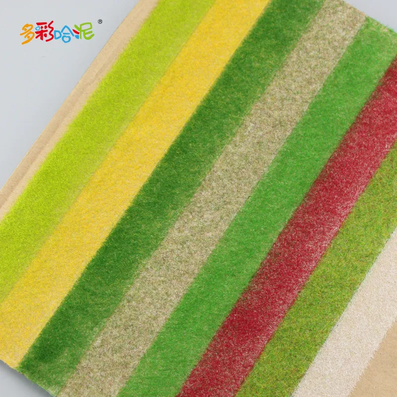 

DIY Architecture Sand Table Landscape Model Material Terrain Turf Turfgrass Velvet Nylon Grass Powder Outdoor Powder