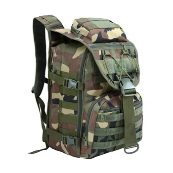 

Traveling Camping Large Capacity Adjustable Strap Zipper Closure Oxford Fabric Hiking Backpack Wear Resistant Outdoor Waterproof