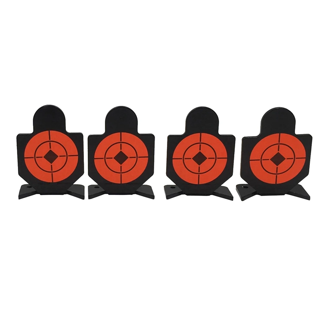 4 Packs Shooting Game Practice Silhouette Aim Targets Small Humanoid Targets