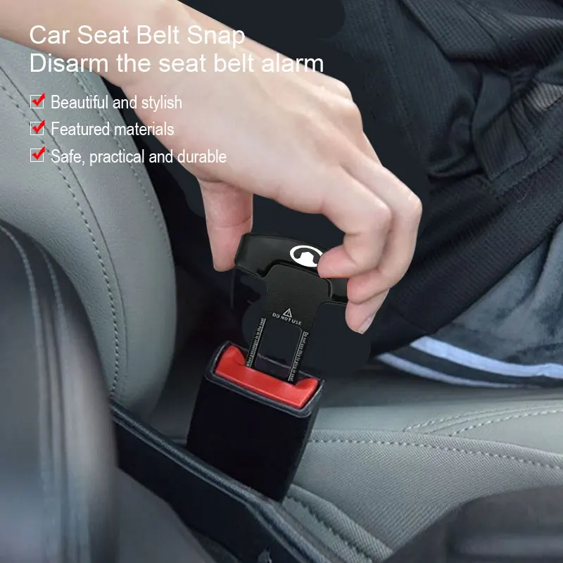 1pcs Universal Car Safety Belt Buckle Clip Interior Accessories for Audis Sline A4 B8 A3 8P B7 B9 B6 B5 A5 A6 C6 C7 8V Q7 A7 A1
