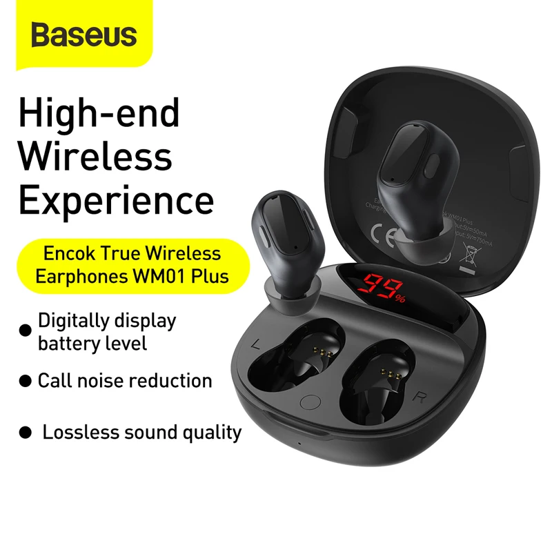 TWS стереонаушники Baseus WM01 Plus с поддержкой Bluetooth 5 0|Наушники и гарнитуры| |