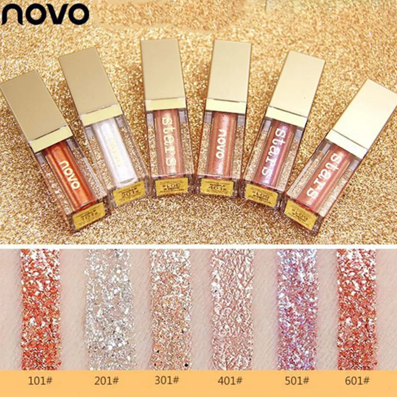 1Pcs Shimmer Eyeshadow Pearlescent Multicolor Diamond liquid Glitter Pigments Metallic Liquid  Eyeliner Eyes Makeup