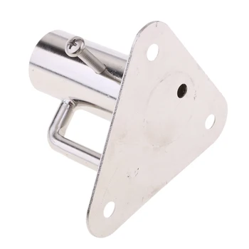 

1" Marine Grade Stainless Steel Stanchion Base 3 Fixing Points 90 Degree