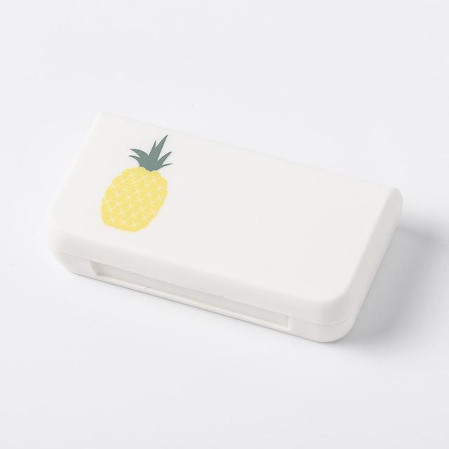 Cute First Aid Pill Box Travel Tablet Cactus Leaf Pill Case Dispenser Medicine Boxes Dispensing Medicine Kit Organizer Case
