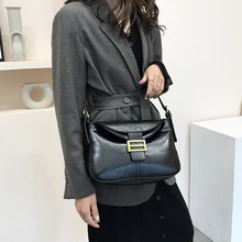 Роскошная Высококачественная женская простая сумка-мессенджер из пельменей, дизайнерская Ретро, Новая модная женская сумка через плечо, сумка через плечо