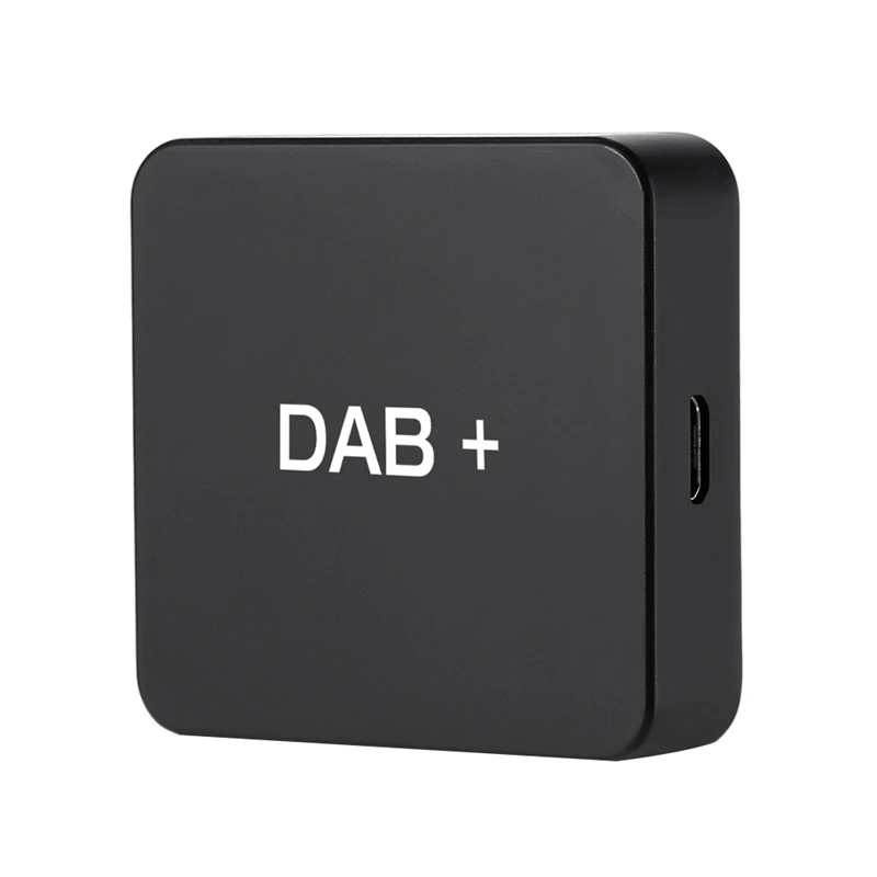DAB+ Box цифровой радио антенна тюнер для автомобиля Радио Android 5,1 и выше FM передача USB питание(черный
