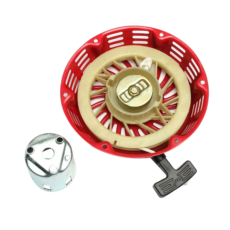 

Pull Starter Recoil With Flange Cup Set For Honda Gx340 11Hp & Gx390 13Hp Lawn Mower Generator Engine Starter Rope