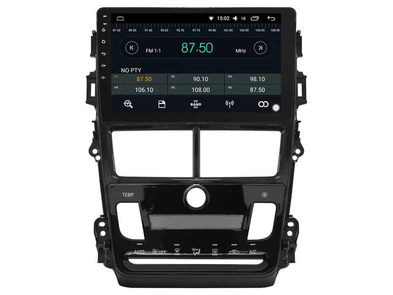 AVGOTOP Android 9,0 автомобильный DVD мультимедийный плеер для TOYOTA Vios Авто кондиционер версия 4 Гб ram 64 ГБ