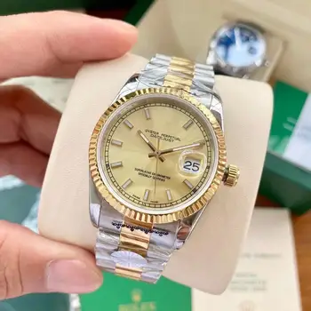 

Watch Automatic limited edition rlx Men's Sapphire GMT Movement date 40MM Sterile Dial Luminous Hands Stainless Steel Case