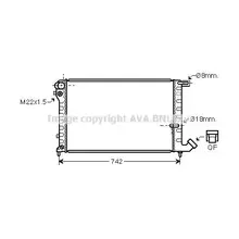 Радиатор системы охлаждения без AC мКПП\ Citroen Xsara,Peugeot 3