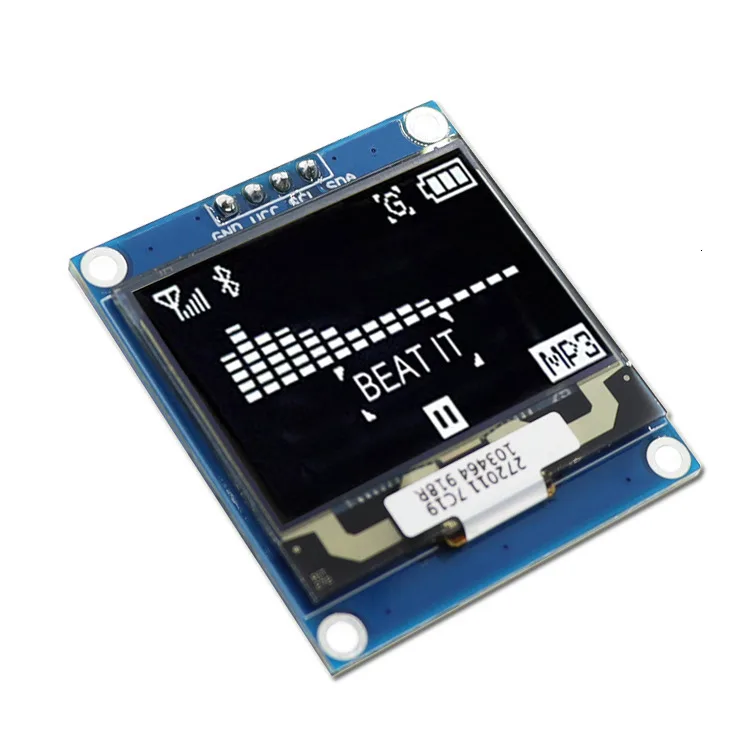 1,32 дюймовый oled белый 128x96 lcd ssd1327 драйвер с градацией серого HD lcd модуль iic интерфейс экрана