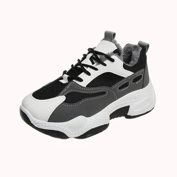 

Tennis Shoes for Women 2019 Winter New Plush Warm Gym Sport Shoe Female Stability Athletic Fitness Sneakers Trainers Tenis Mujer