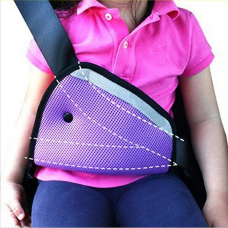 Car Safe Fit Seat Belt Adjuster Car Safety Belt Adjust Device Baby Child Protector Covers Positioner M0053 belt seat sleep cushion car adjust shoulder pads safety belt protector pillow soft safe neck support for children baby